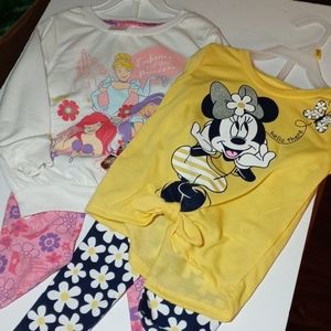 Minnie 2Pc Set and Princess 2Pc Set Bundle